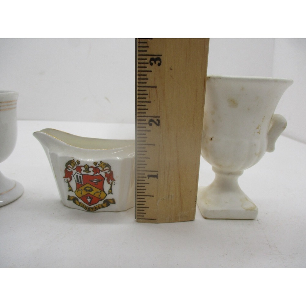 Miniature Porcelain Lot Vase Creamer Egg Cup Steins Teacup Etc - Picture 5 of 10